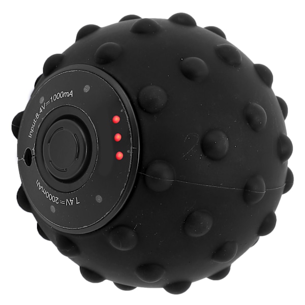 Vibrerende massasjeball elektrisk fitness yogamassasjerulle for muskel smertelindring AU-plugg 100-240V