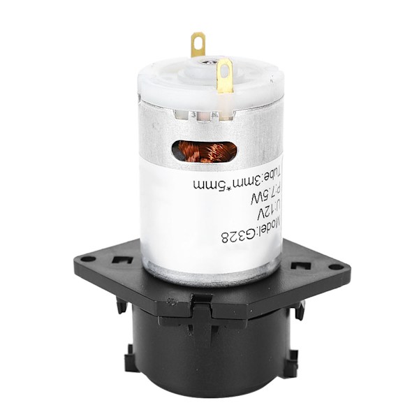 12V 3*5 Doseringspump DIY Peristaltisk Slang Huvud För Akvarium Lab Kemisk Analys(svart)