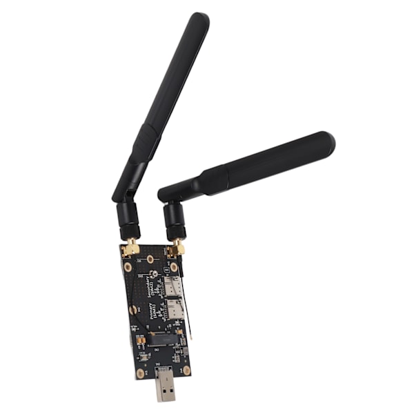 NGFF M.2–USB3.0 -sovittimen kaksois-SIM-korttipaikka LTE-modeemi antenniruuveilla LTE/4G/5G-moduulille
