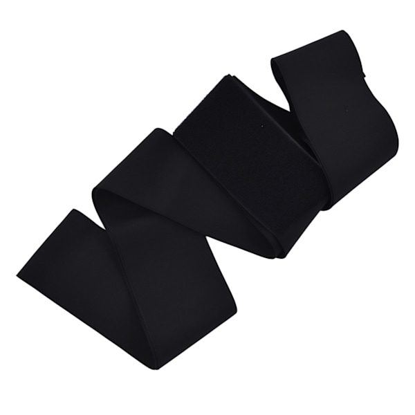 Taljetrænerbælte behagelig høj elasticitet tynd slankende body shaper taljebånd til kvinderSort 6 meter
