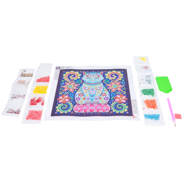 Diamantmålning 5D Luminous Point Drill Cross Stitch Craft Väggdekoration Tillverkningsverktyg (5D-YGSMT15 )