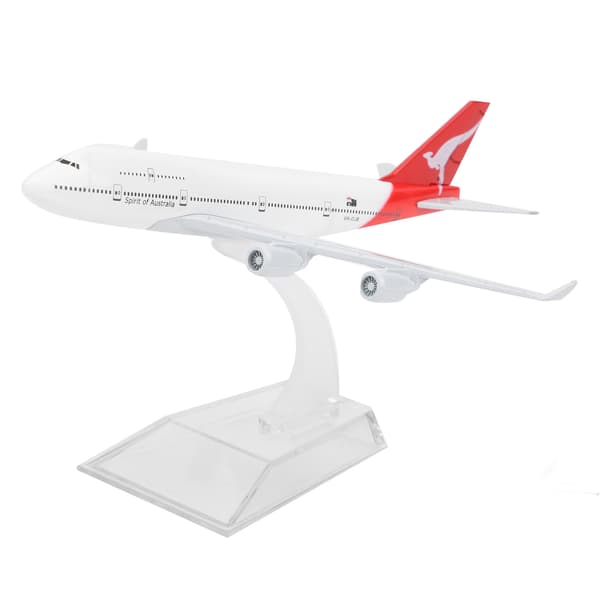 16CM Flymodel Høj Simulation Legering Flymodel Gavelegetøj til Samling AU 747
