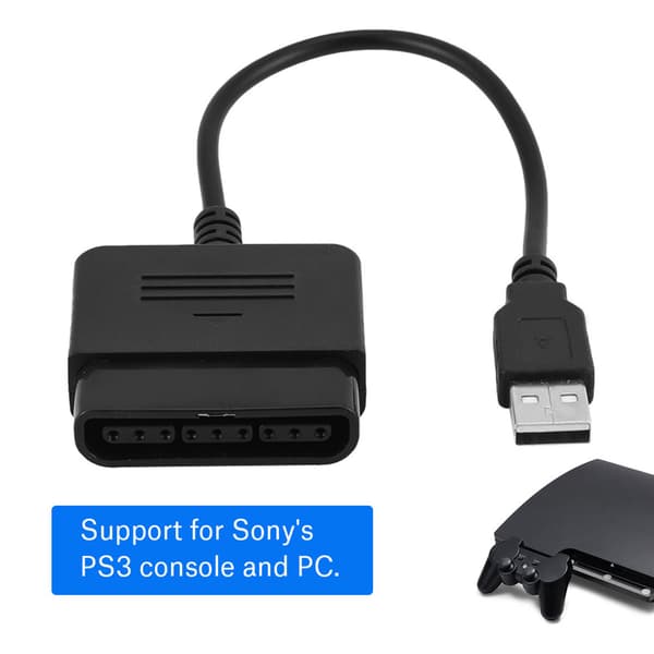 For Sony Playstation 2 PS2-kontroller til USB-adapterkonverter for PS3 & Windows PC