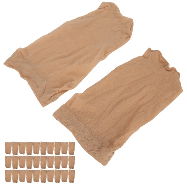 30 st Professionell Perukstrumpa Stretchig Elastisk Tvättbar Portabel Hårnät Set Hudfärg