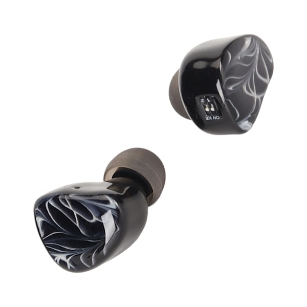 Dual Dynamic Drivers Earbuds 0,78 mm 2Pin Interface Manuel Tuning DD og BA IEM HiFi Stereo Earbuds