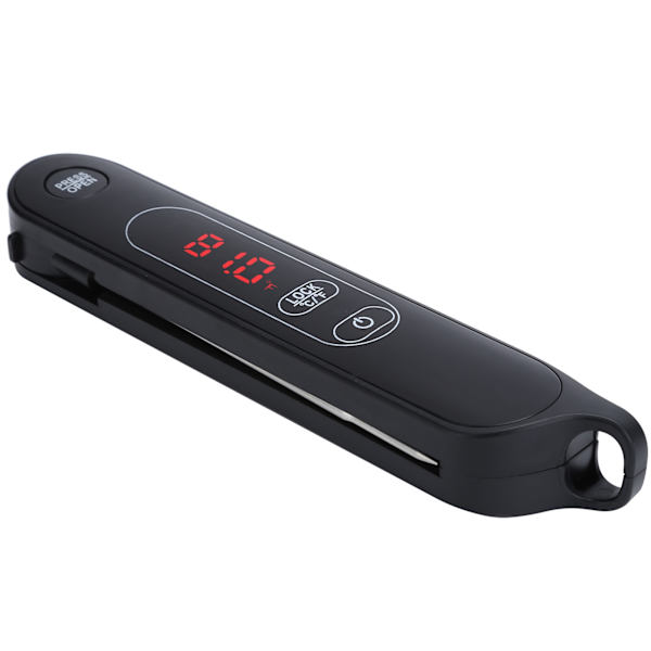 LED-kötttermometer Fällbar mattermometer Omedelbar avläsning för kök Matlagning Grillning BBQ