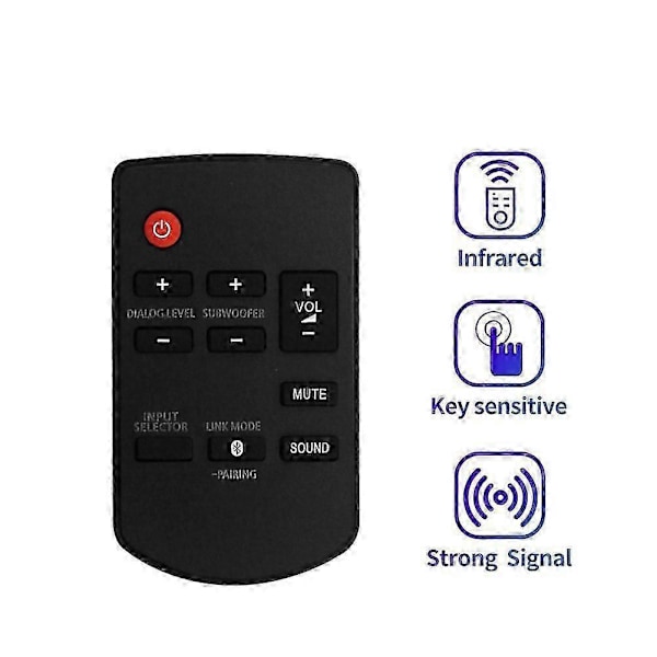 N2QAYC000083 Fjernkontroll Erstatning kompatibel med Soundbar SC-HTB70 SC-HTB65 SC-HTB770 SC-HTB770S SC-HTB70CP SC-HTB170 SC-HTB370