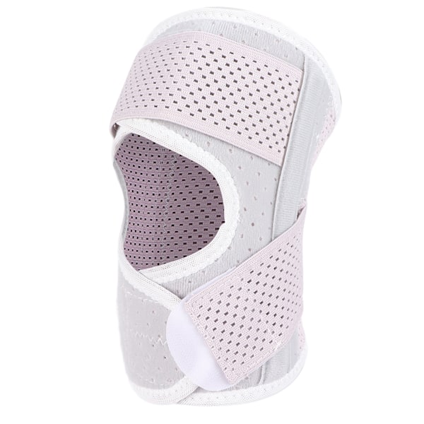 Elastisk knäskydd med knäledsstöd, justerbart spänne, knäskydd för sport, säkerhet, vänster ben, L