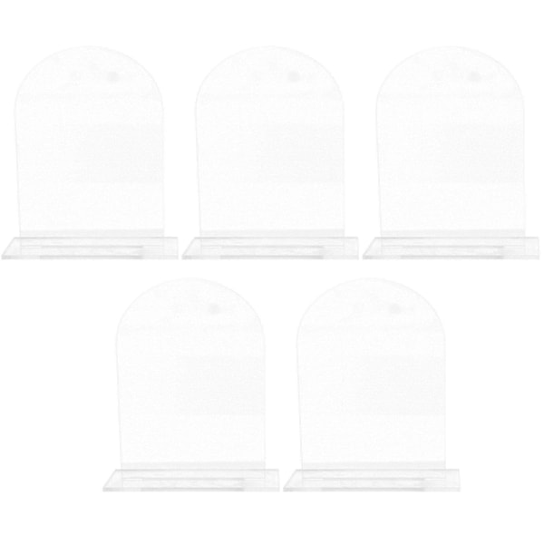 5 Set DIY Bröllopsskyltar Ceremoni Och Mottagning Tomma Bordskyltar Med Baser