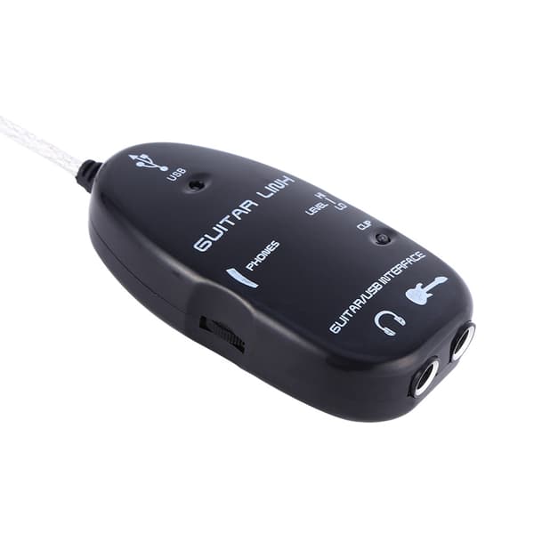 Gitar til USB-grensesnittkabel Link Audio for PC-opptaksadapter