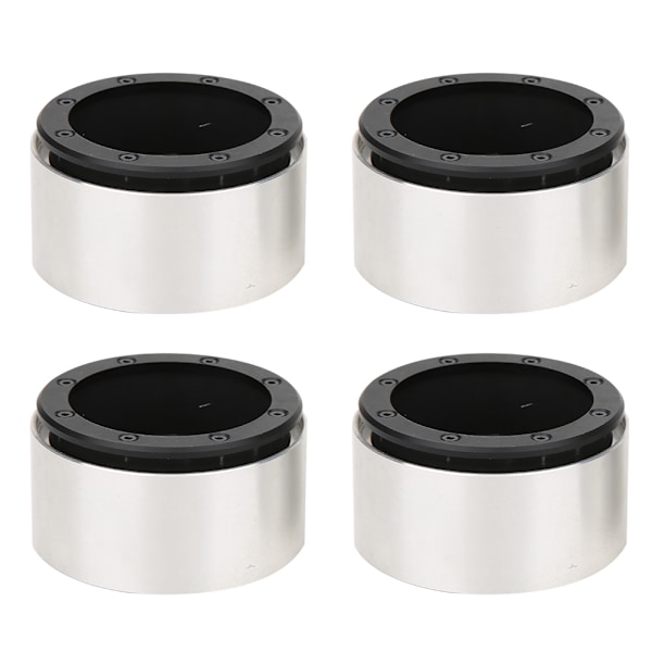 4 st 2,2 tum aluminiumlegering navhjulsuppgraderingsdelar passar för SCX10 III/TRX4/G500 1/10 RC-bil Noir