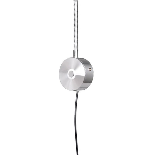 Läslampa, LED Sänglampor med Dimbar Touch-brytare, Väggmonterade Sänglampor i Aluminium