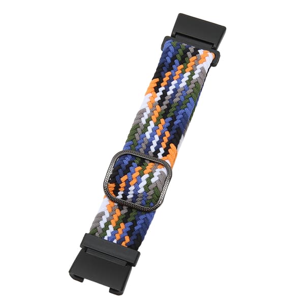 Elastisk urrem til Redmi Watch 2, justerbart legeringsstik, vævet nylon sportsurrem, denimfarve
