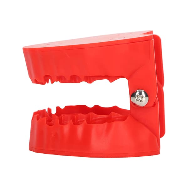 Tandprotese borebitsholder 28 borebits organizer Bærbar tandprotese bitsholder med magnet rød