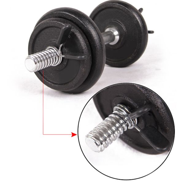 4 stk. Håndvægt fjederclips Vægtløftning Styrketræning Låseklemme Spinlock Barbell Krave Låsediameter 28mm