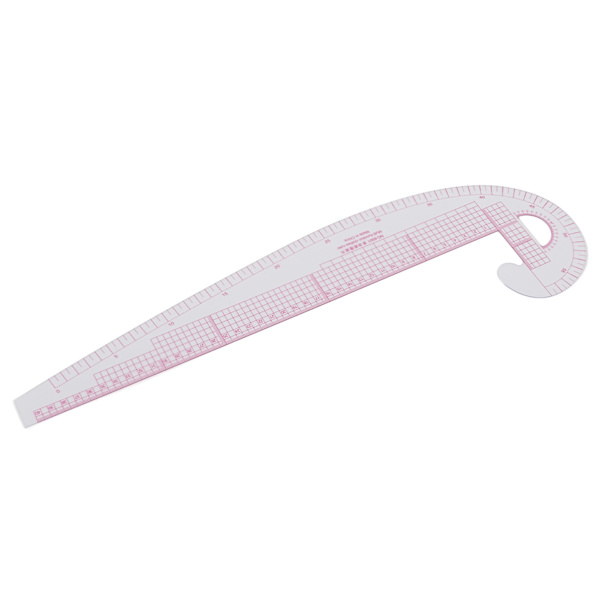58 cm 6501 böjd linjal hög precision transparent kropp plast böjd linjal sömnad för sömnadsmönsterdesign
