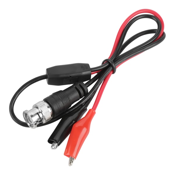 2 stk oscilloskop testprobe ledningskabel BNC hannkontakt Q9 til dobbel krokodilleklemme 0,5 m