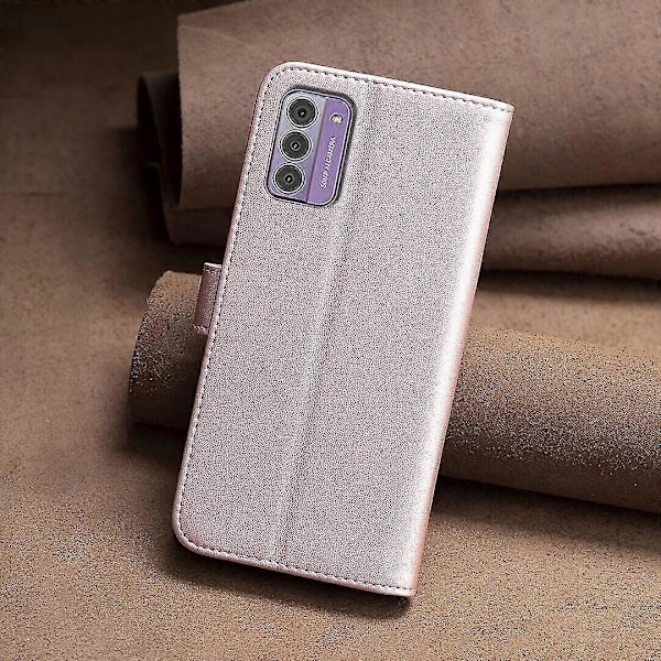 Nokia G42 Magneettinen Lompakkokotelo Korttipaikoilla - Yhteensopiva Suojakotelo Sininen