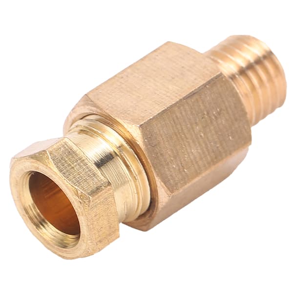 Messingfitting Lige Gennemgående Gevindrørsforbindelse Nippel Industriel Samling ForsyningerPD608
