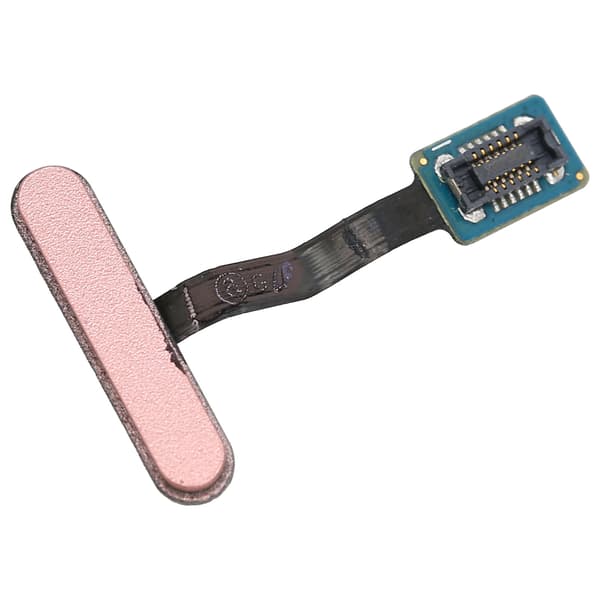 Hemknappskabel Telefon Fingeravtryck Touch Identifiering Flexkabel för S10E G970 Ersättning Rosa