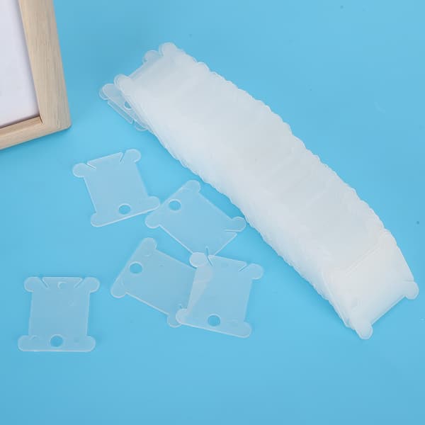100 stk. korssting viklebræt plasttråd oprullerplade DIY sy tilbehør