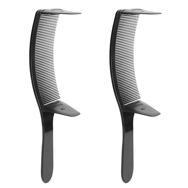 2st Böjd Barber Kam Justerbar Professionell Positionering Kam Hårklippning Styling Tool
