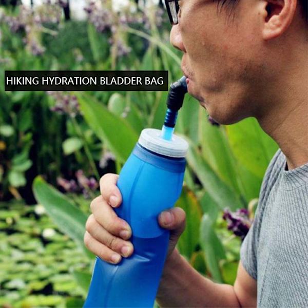 Outdoor Hydration Blader -vesipussi Urheilutarvike retkeilypyöräilyretkeilyyn (250 ml:n laukku)