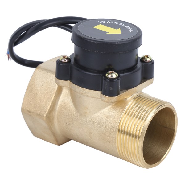 Vannpumpestrømsensor Messing Elektronisk trykk Automatisk kontrollbryter 1,5 tommer HT-802 220V