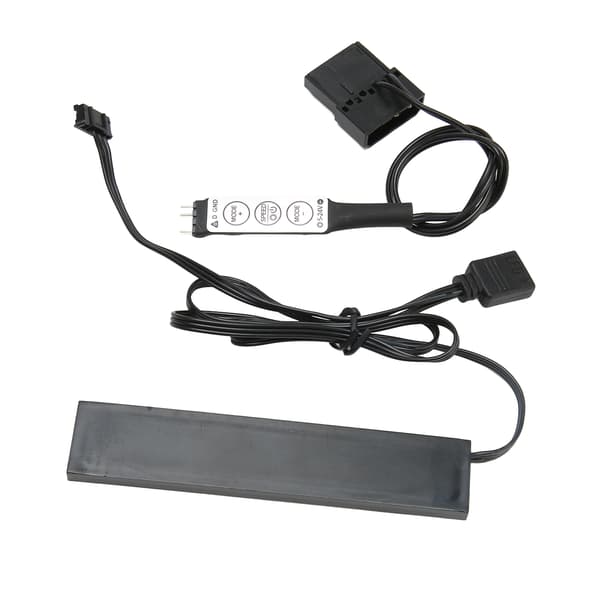 RGB Lyseffekt Bundkort Lille 3-benet 6-benet Interface Chassis Grafikkort Trolys med Controller