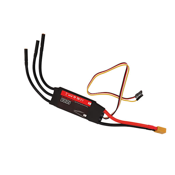 100A RC elektrisk fartskontroller børsteløs motor ESC erstatningsdel for DIY RC fly fastvinget drone