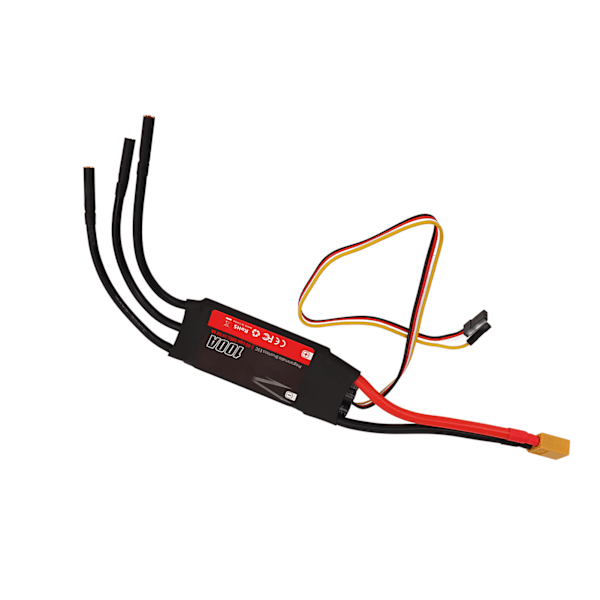 100A RC elektrisk hastighetsregulator borstlös motor ESC ersättningsdel för DIY RC flygplan fast vinge drönare