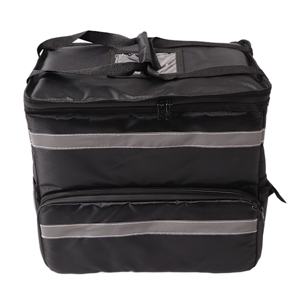 50L Isolerad Pizzaleverans Ryggsäck Take Out Mat Leverans Termisk Ryggsäck med Expanderbart Lager för Camping Resor