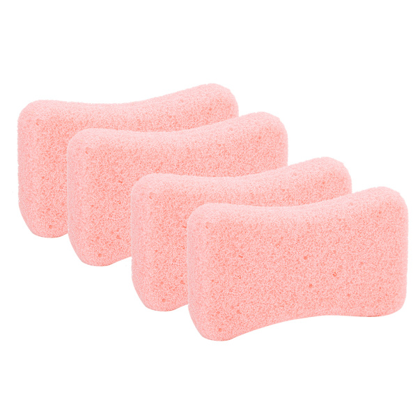 4 stk Callus Exfoliate Stone Fødpleje Pimpsten Fødder Hård Hud Fjern Pedicure ScrubberPink