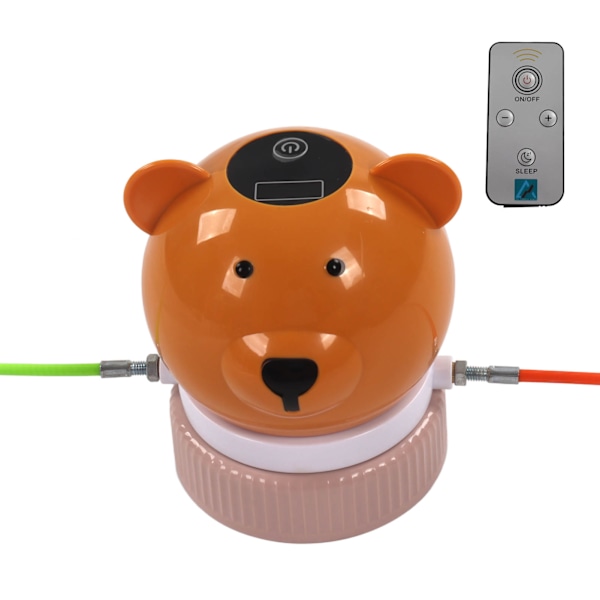 Hopprep Hoppmaskin Fjärrkontroll Automatisk Smart Elektrisk Hopp Utrustning för Inomhus Utomhus Gul