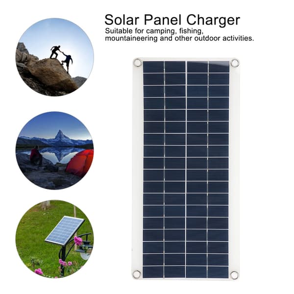 8W 18V Multifunksjonelt solcellepanel Polysilisium solcellepanel for utendørs camping