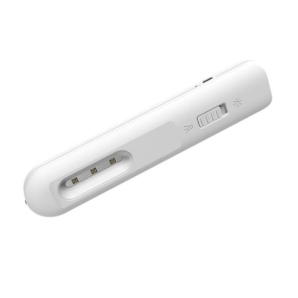 Bärbar Uppladdningsbar UV-Sanitizerlampa, USB-Laddningsbar UVC-Germicid LED-Lampa