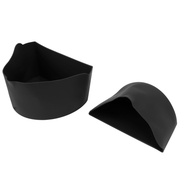 2 i 1 Slow Cooker Divider Gjenbrukbar Mat Grade Silikon Cooker Liner med Løftehåndtak for 6 Quart Pot Svart