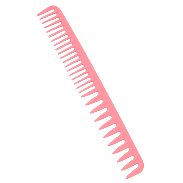 Detangling Hair Comb Bærbar Hjemmesalong Fin Bred Tann Styling Kam Frisørverktøy Rosa