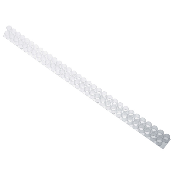 6 st Plast Queen Bee Double Cell Bar Strip Set Base för biodling med 63 Queen Cell Cups