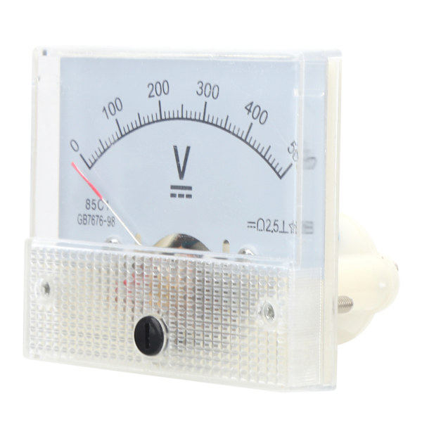 DC Pointer Voltmeter Høy Nøyaktighet for Spenningsmålingsutstyr 85C1 DC 0~500V