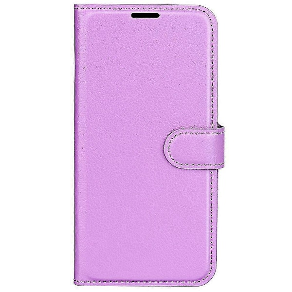 Til Oppo A38 4G Etui Wallet Telefon Shell Litchi Tekstur Støtte Læder Cover Zekai Lilla Stil H Oppo A38 4G