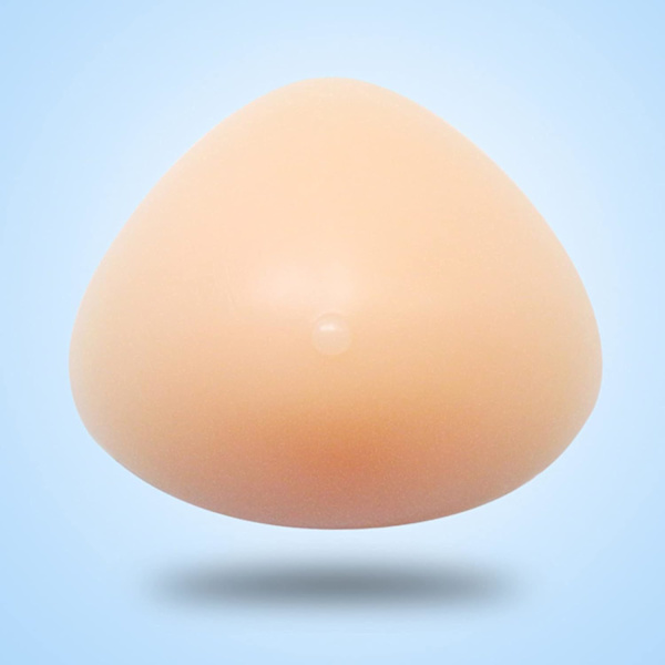 Silikonbröstmodell Lämplig för Cross-dressers Mastektomiimplantat Asymmetrisk form, triangulär, 200 g