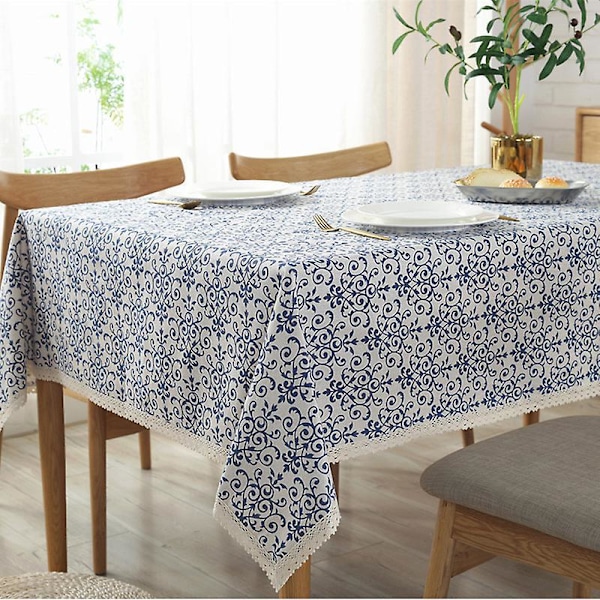 Påske Dug Bærbar Enkelt Borddække Ferie Picnic Banket 90x150cm