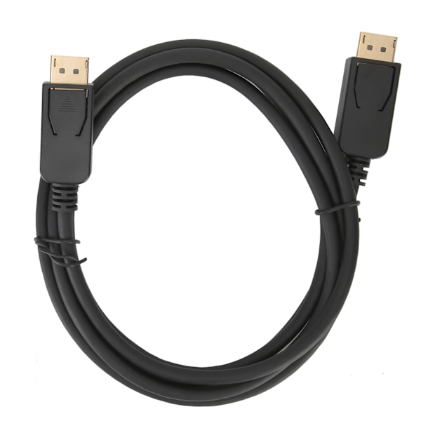 Professionell DP-adapter videokabel 1,8 m DP till DP-kontakt för bärbar dator TV-projektor