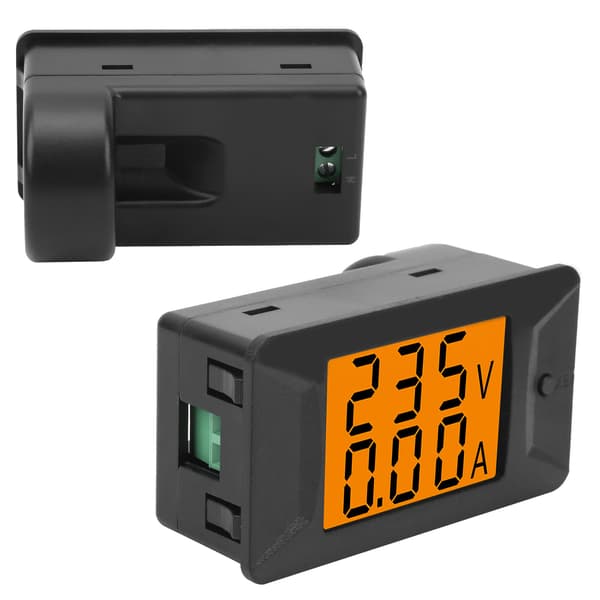 PZEM‑026 AC 40‑400V 100A Dobbelt Digitalt Spændings-Ampere Panelmeter Amperemeter Voltmeter 110‑220V