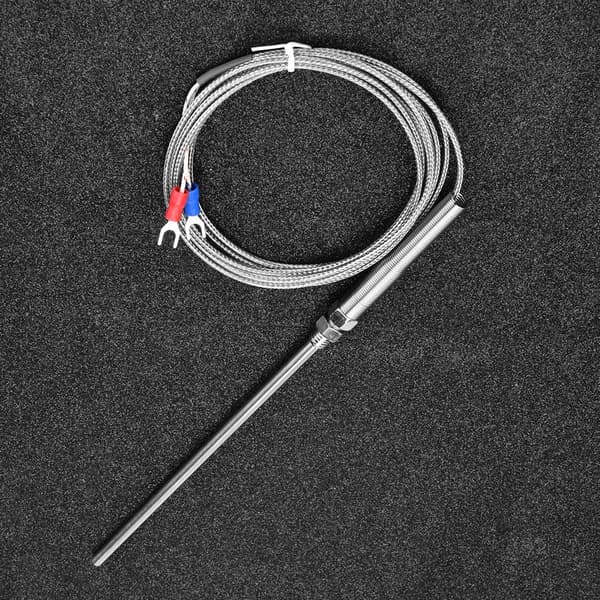 M8 Gänga Typ K Termoelement 150mm Sond Temperatursensor Kabel 0-400℃ (2 m)