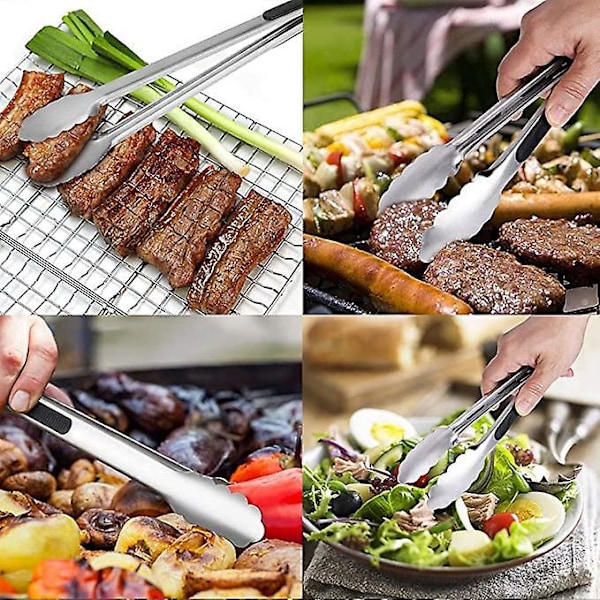 Grilli- ja keittiöpihdit, grillin puhdistusharja, grillaustarvikkeet kaikkien grillien nopeaan ja tehokkaaseen puhdistukseen (grillipihdit)
