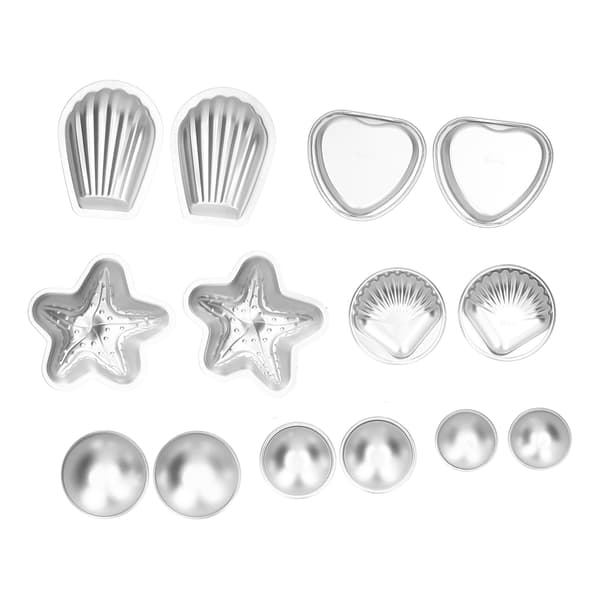 DIY aluminiumslegering badesaltkugleforme letvægts husholdningsismodel kagebageformsæt #22