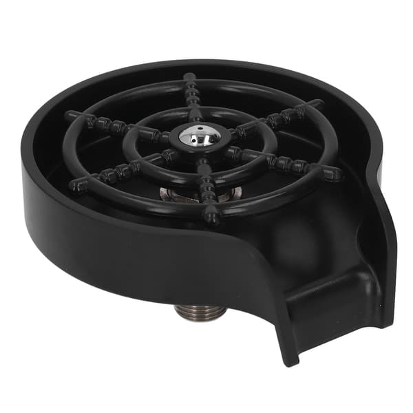 Højtryksvask til vask, glasrenser, automatisk kopvasker-sæt med ABS-base, 80 cm slange, sort