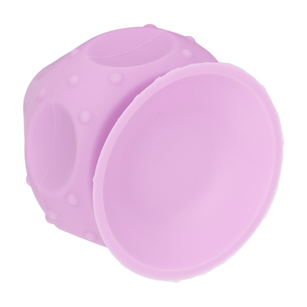 Silikon Myofascial Release Ball Trigger Point Massager Ball Monterbar Sugkopp Vägg Massager för rygg Midja Hals Lila